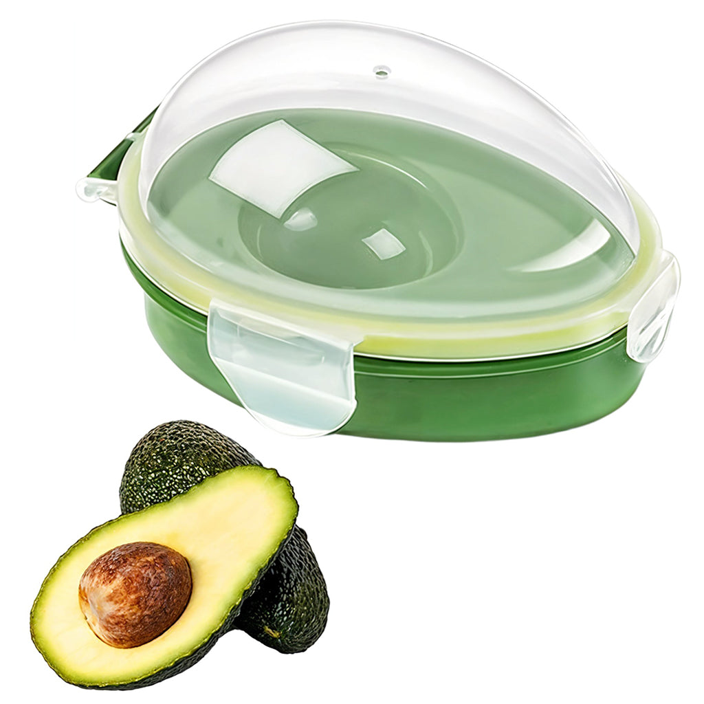 HASTHIP Avocado Saver with Clear Snap Lid, Airtight BPA-Free Food-Grade Storage Box, Cute Avocado-Shaped Container for Fridge, Travel, Office and Picnics HASTHIP Avocado Saver with Clear Snap Lid, Airtight BPA-Free Food-Grade Storage Box, Cute Avocado-Shaped Container for Fridge, Travel, Office and Picnics